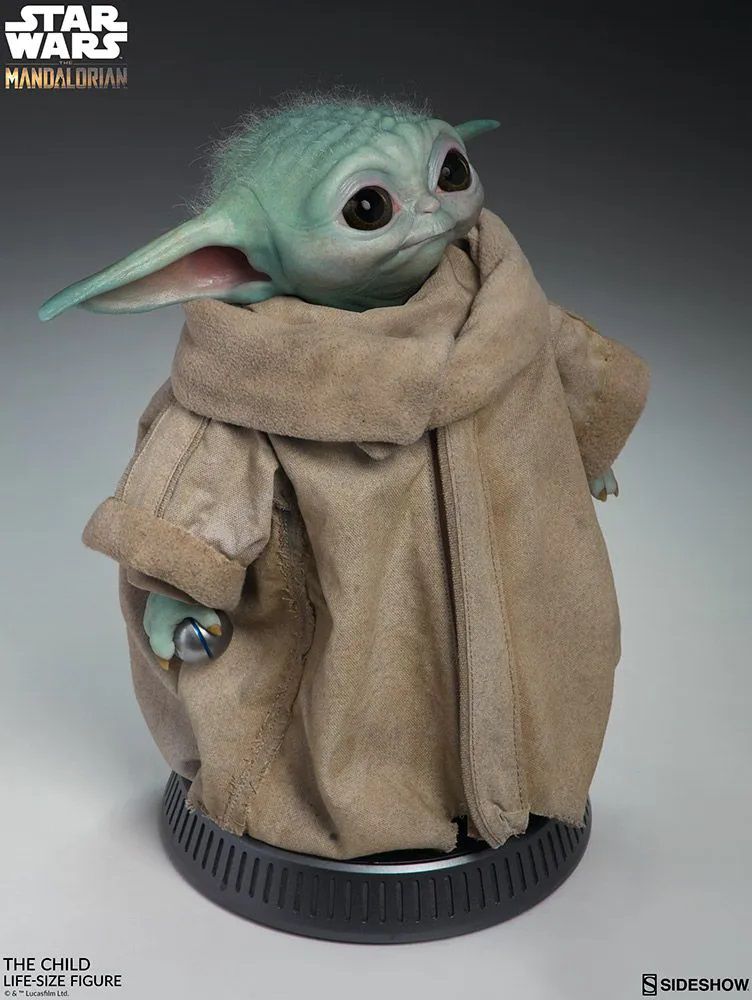 Star Wars The Mandalorian Baby Yoda Réplica The Child Escala 1/1 - Game ...