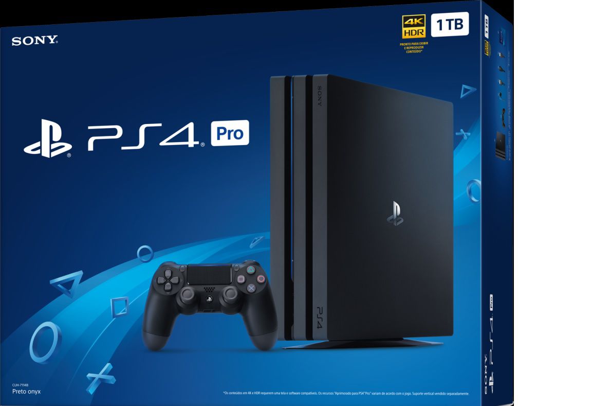 Console Playstation 4 Pro PS4 1Tb - Game Games - Loja de Games ...