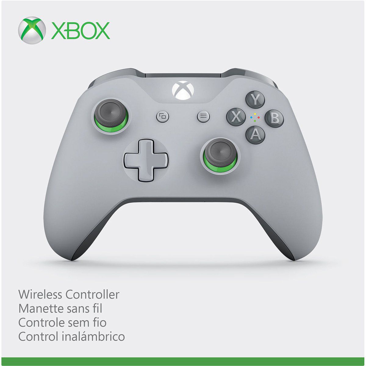 Controle Xbox One Wireless Grooby Cinza e Verde Bluetooth P2 - Game Games -  Loja de Games Online | Compre Video Games