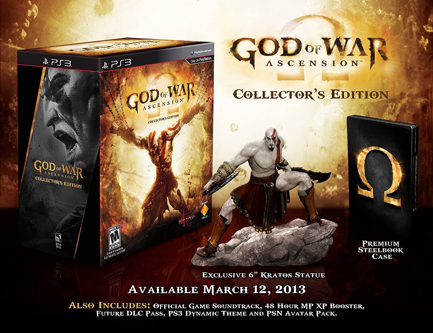 God Of War Ascension Collectors Edition - Ps3 - Game Games - Loja de Games  Online | Compre Video Games