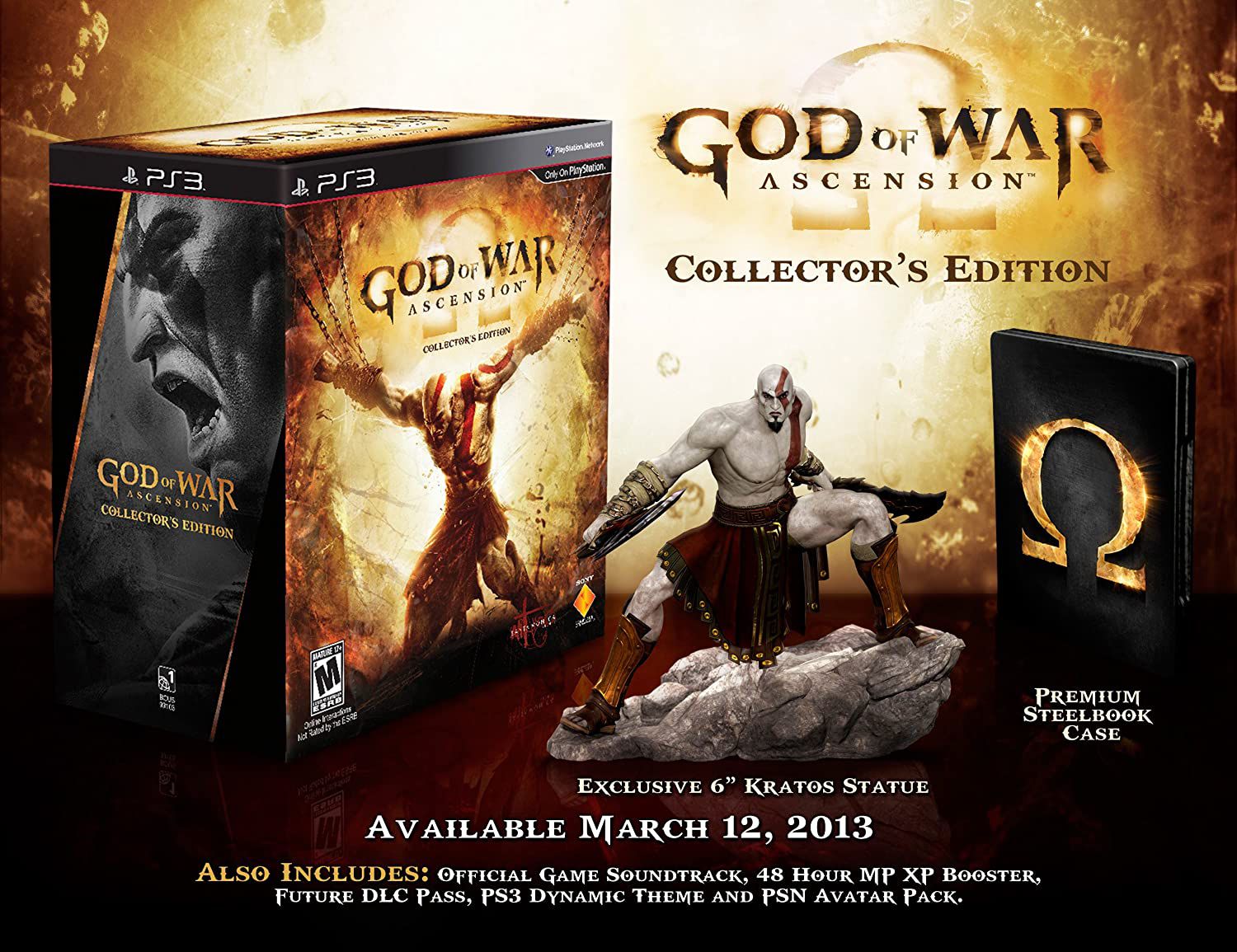 God Of War Ascension Collectors Edition - Ps3 - Game Games - Loja