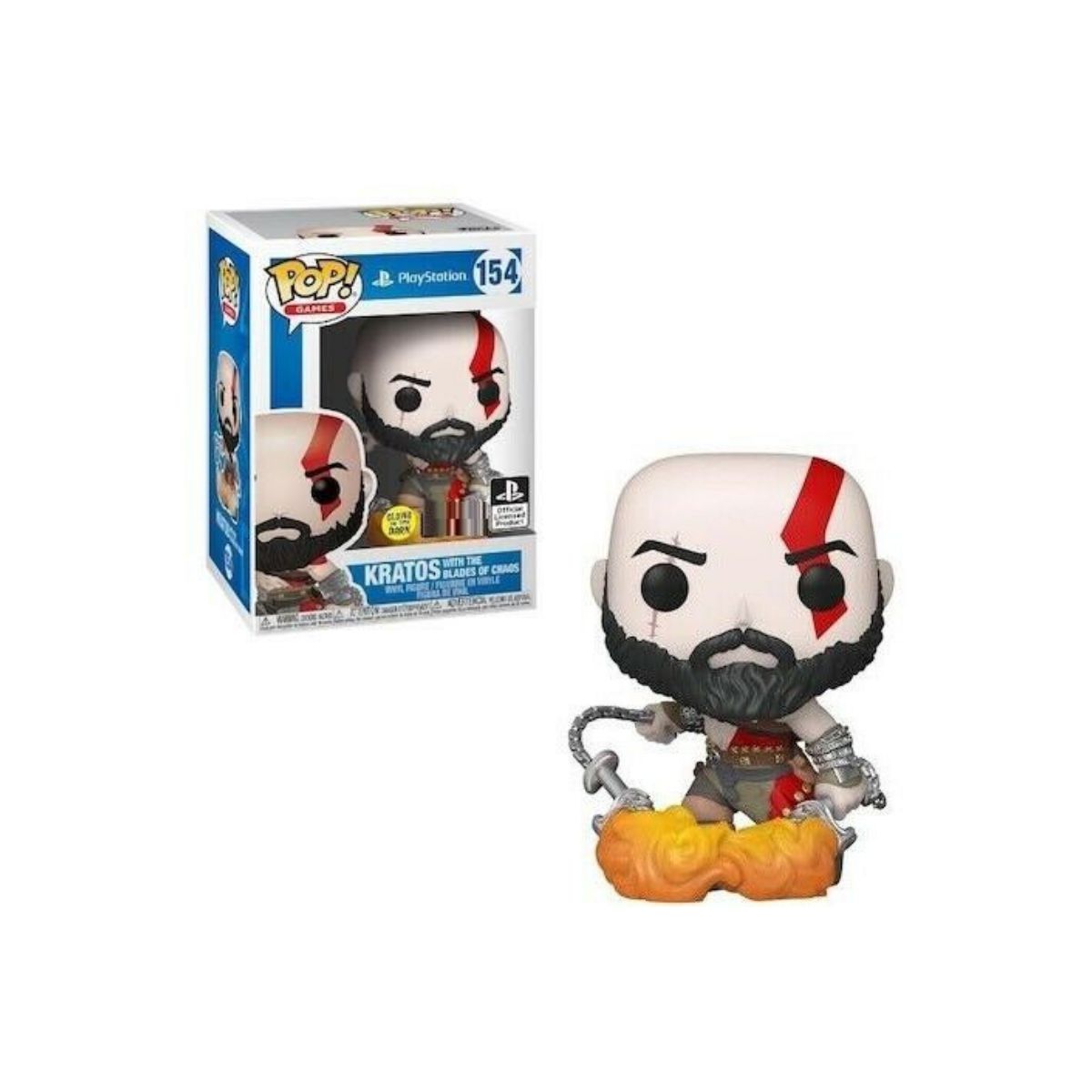  Funko Pop! Games: God of War - Kratos with Axe Collectible  Figure : Toys & Games