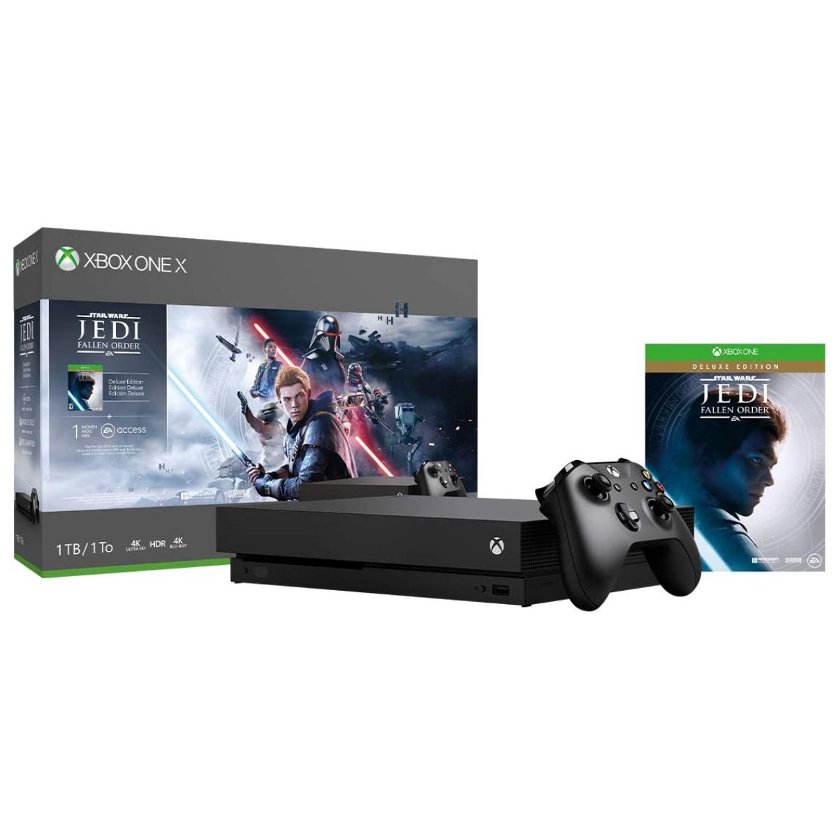 Console Xbox One X 1tb Star Wars Jedi Fallen Order Deluxe Bundle