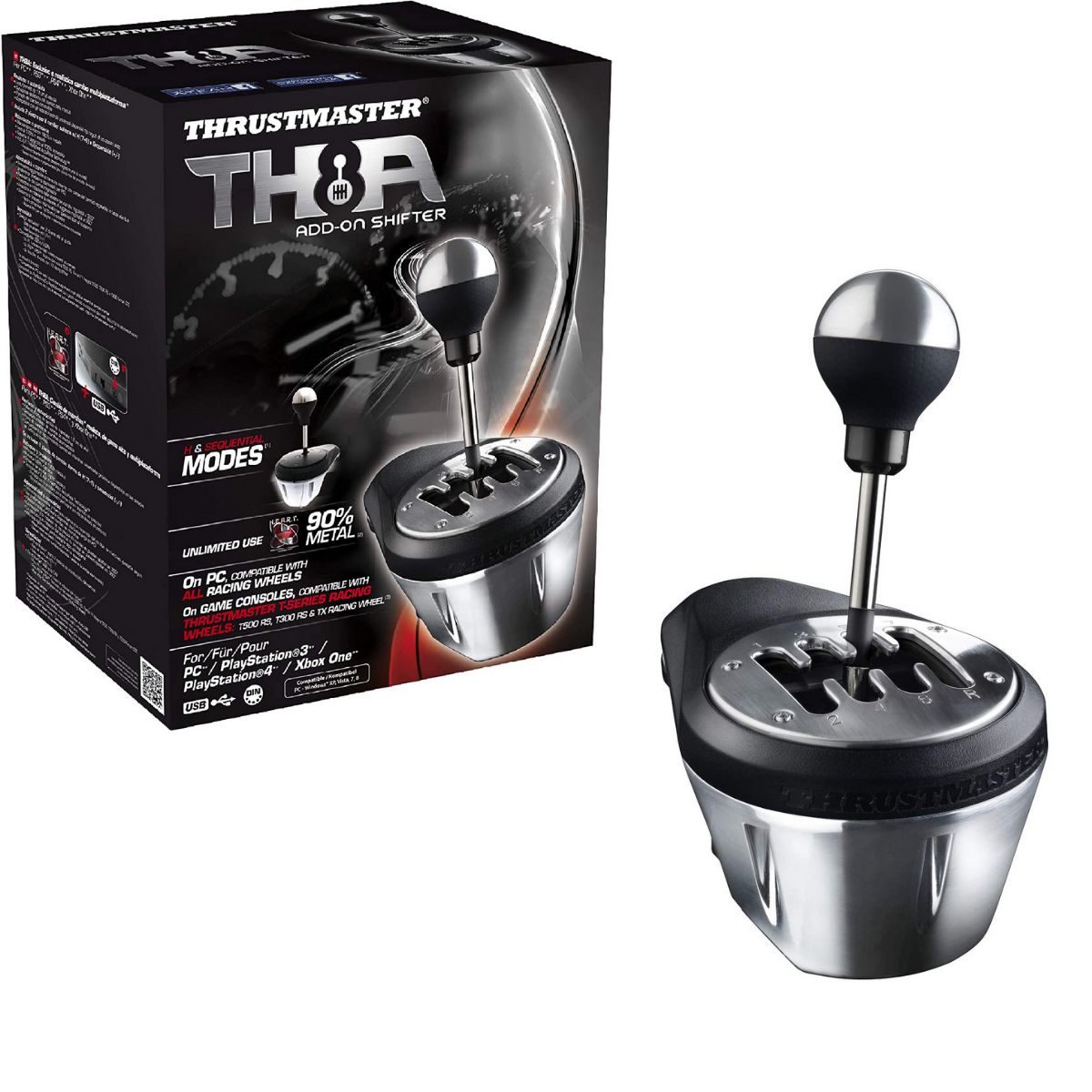 Thrustmaster Shifter TH8A Add-On Câmbio Marchas - Game Games - Loja de  Games Online