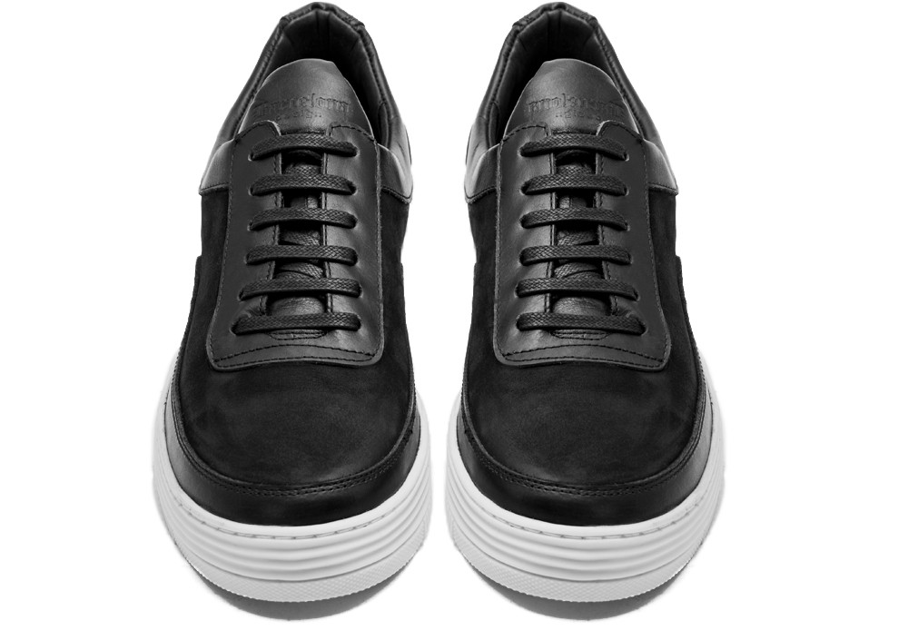 tênis masculino court slam em couro nobuck