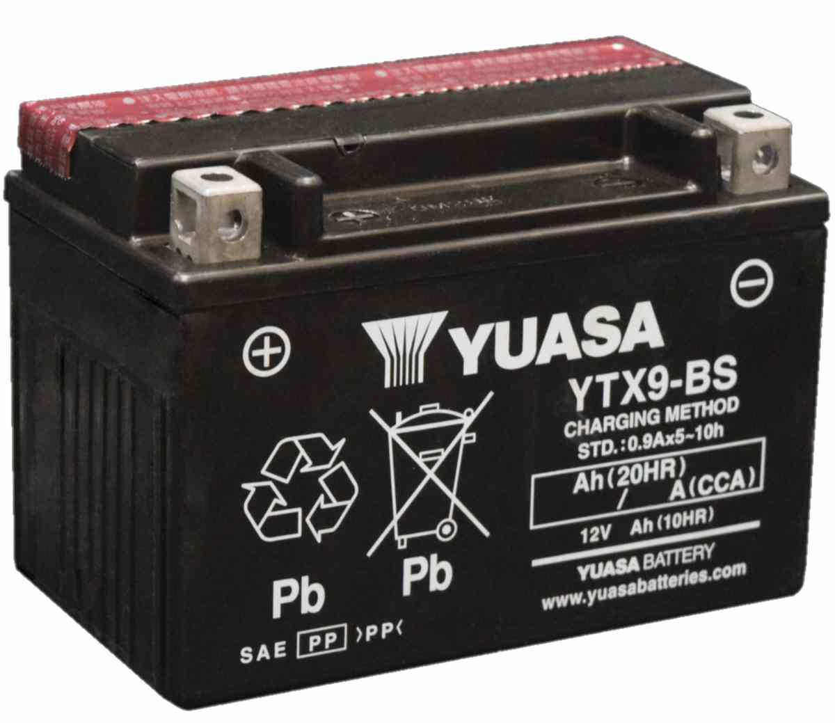 Bateria Yuasa YTX9-BS. Varejo a Preço de Atacado - Bateria Yuasa