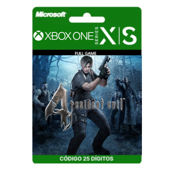 Resident Evil 4 Xbox One E Series Sx Cód 25 Dígitos - Escorrega o Preço