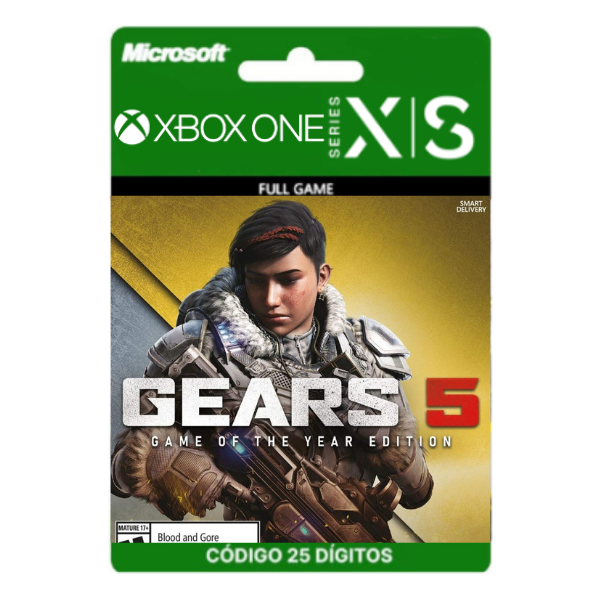 Gears 5 Goty Codigo 25 Digitos