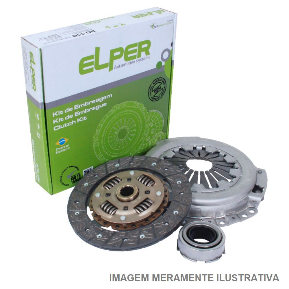 KIT EMBREAGEM CITROEN C4,C5 PEUGEOT 307/308/407 ELPER 80276 - COMERCIAL LIG