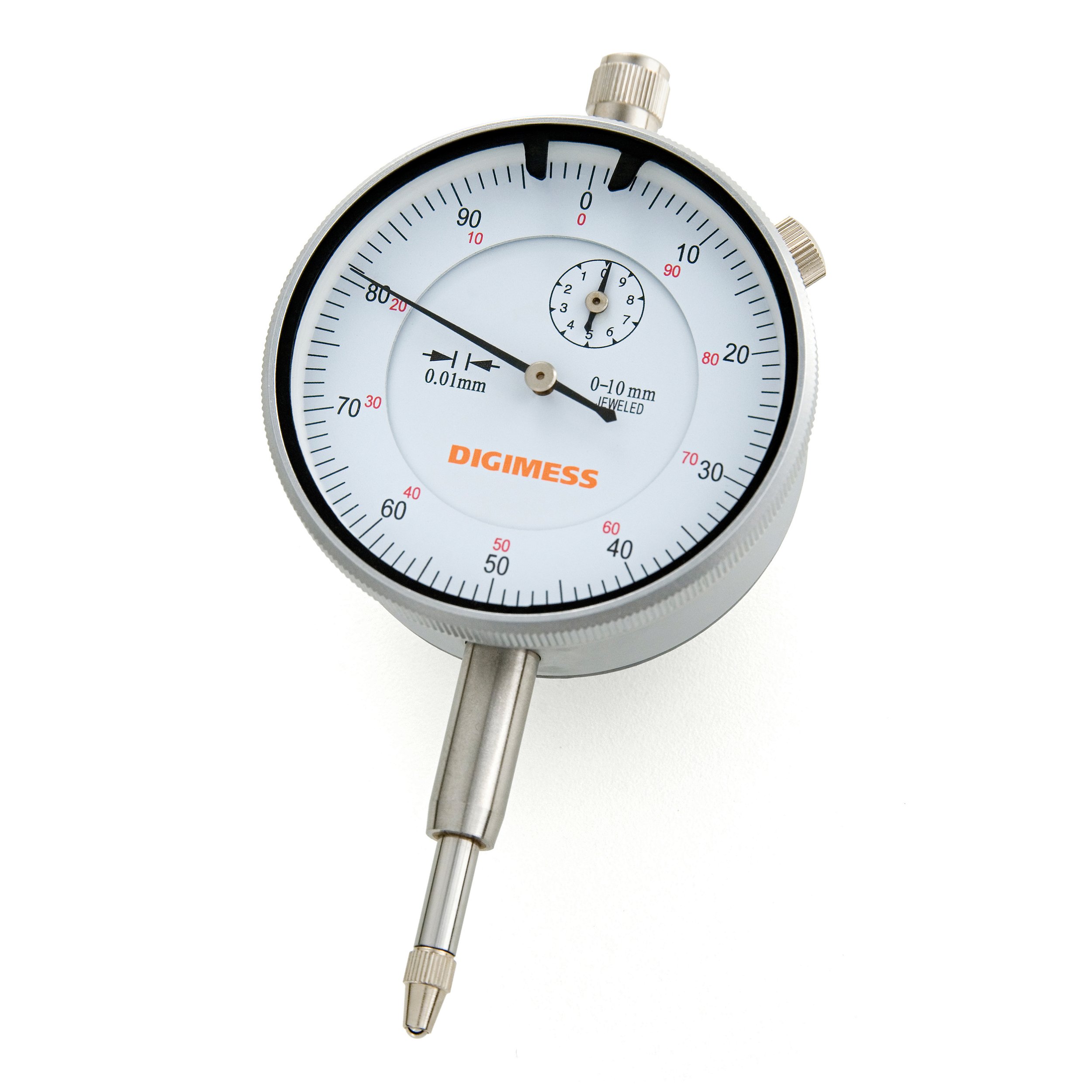 Relógio Comparador Graduação de 0,01mm e Capacidade: 0-10mm Digimess  121.304 - HYPAR PARAFUSOS- MAQUINA- FERRAMENTAS-FERRAGENS-FIXAÇAO