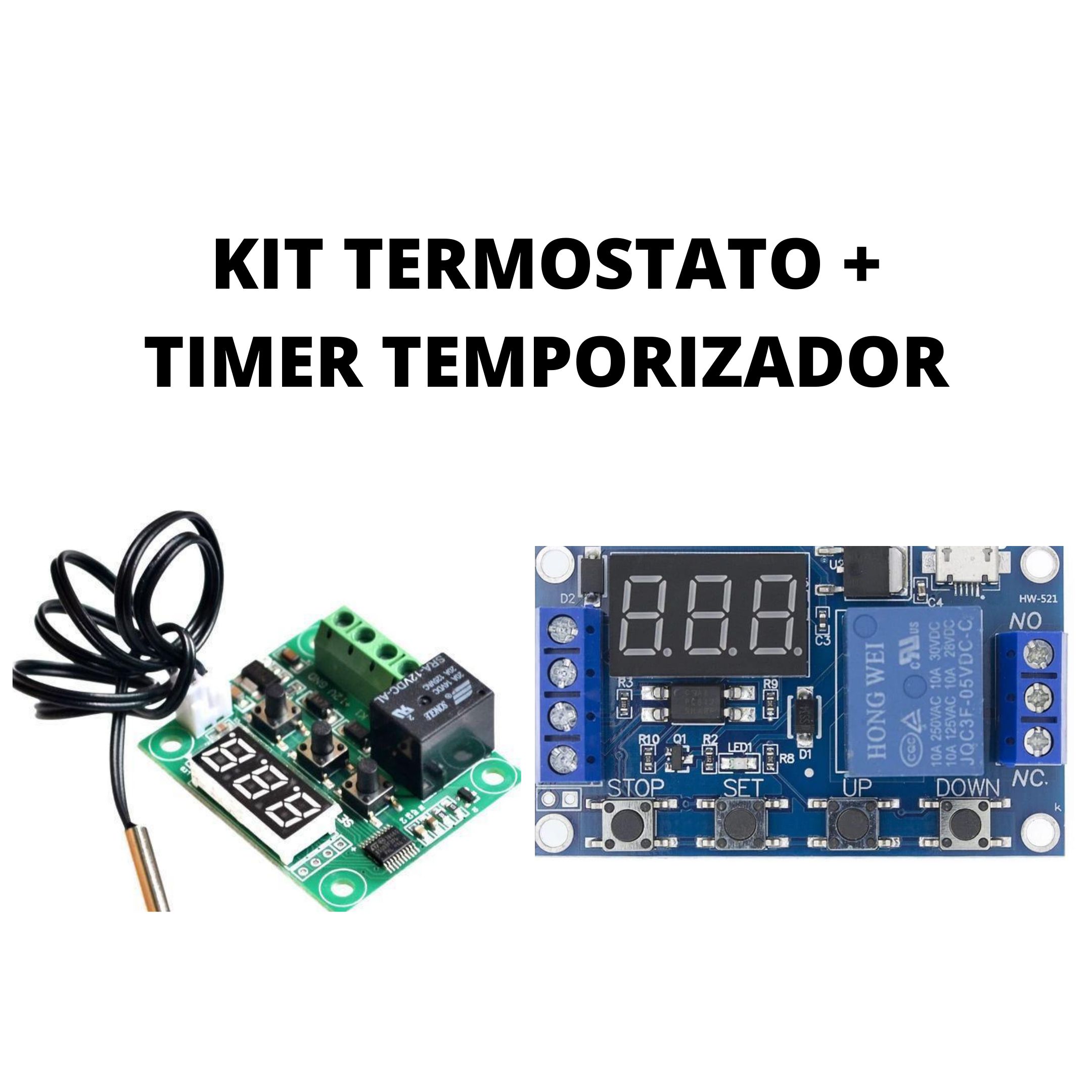 Relé Temporizador Digital Ajustável Delay Timer para Chocadeira e Usos em  Geral