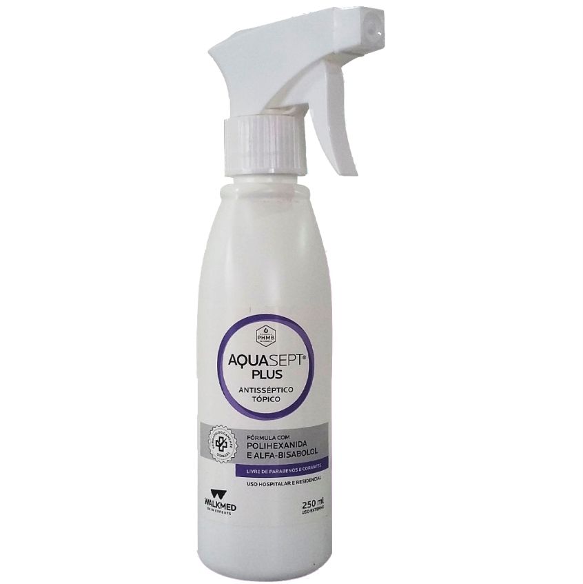 Aquasept Plus Solução Antisséptica PHMB 0,2% - Walkmed - RareMed Hospitalar