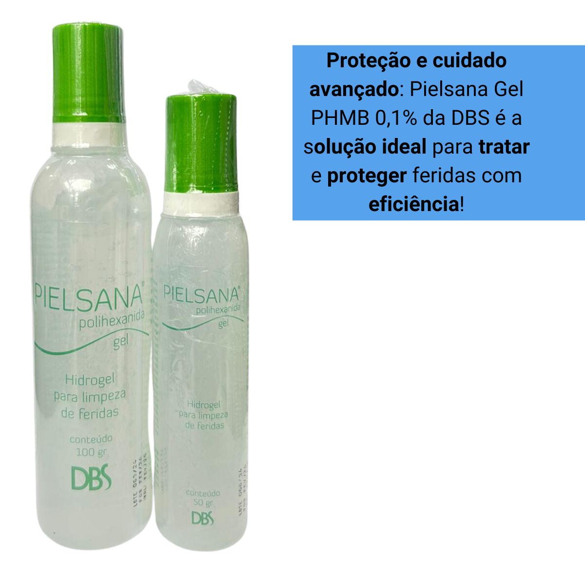 Pielsana Polihexanida PHMB 0,1% Gel - DBS - RareMed Hospitalar