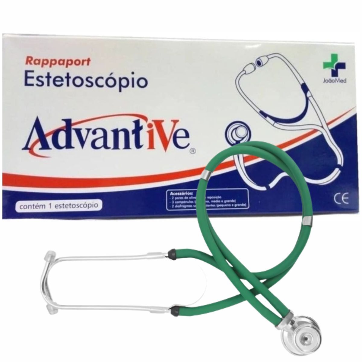 Estetoscópio Duplo Rappaport Varias Cores - Advantive - RareMed