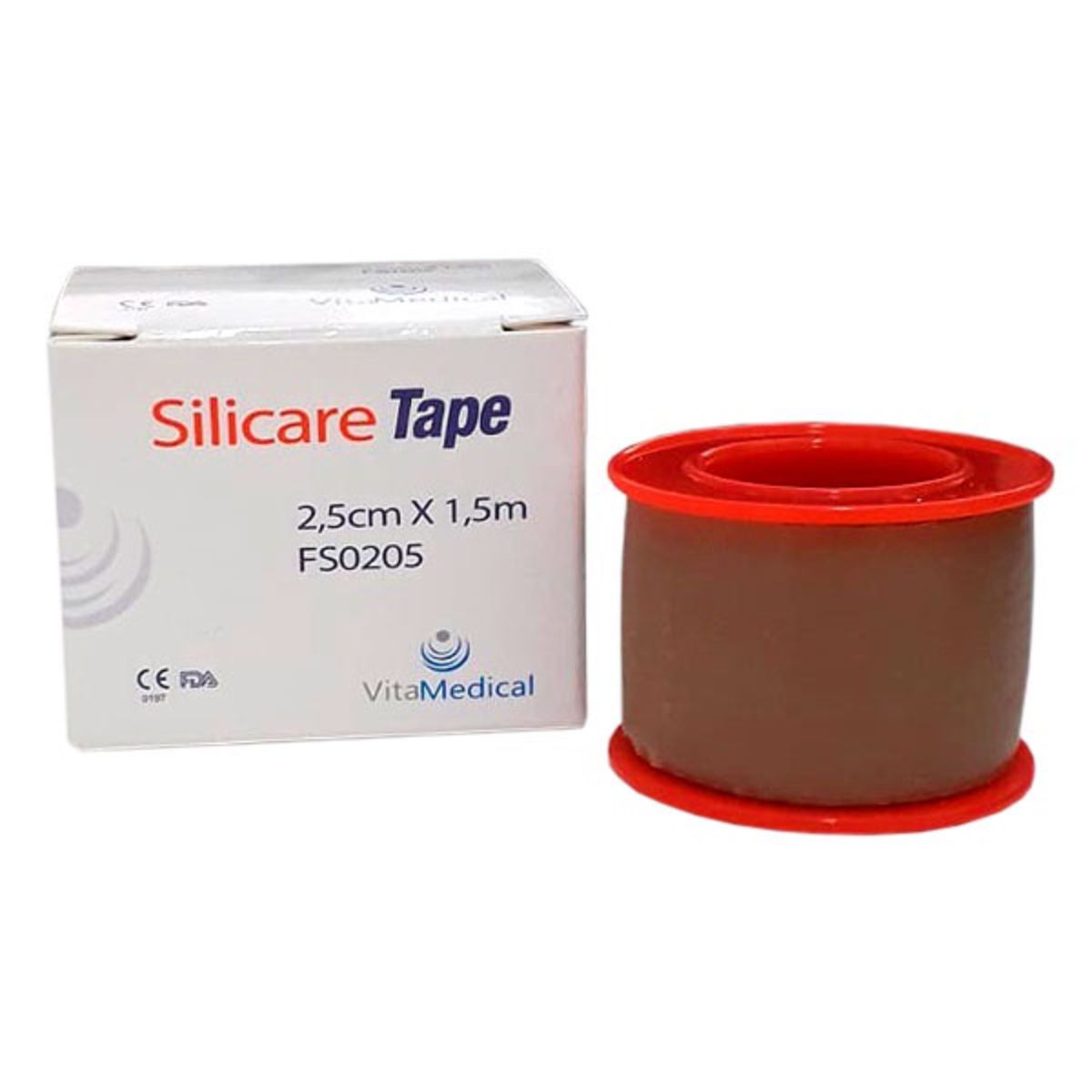 Fita De Silicone Silicare Tape 25cm X 15m Vitamedical Material Médico Artigos Hospitalares