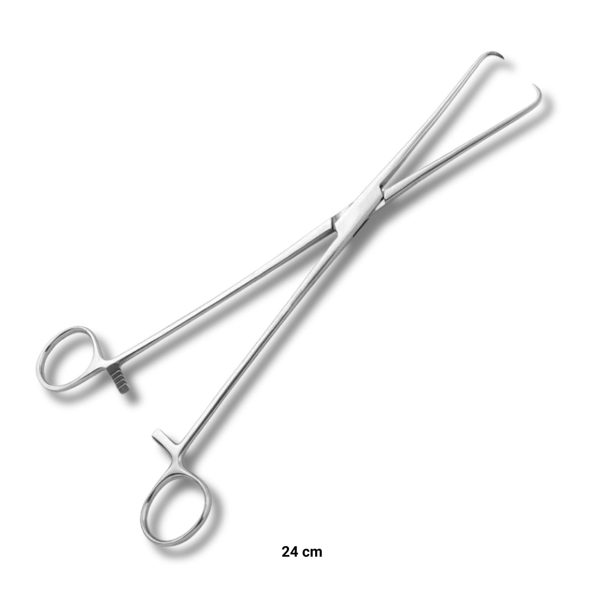 Pinça Pozzi 24cm P/ colo Uterino- Abc Instrumentos Cirúrgicos ( Unidade ...