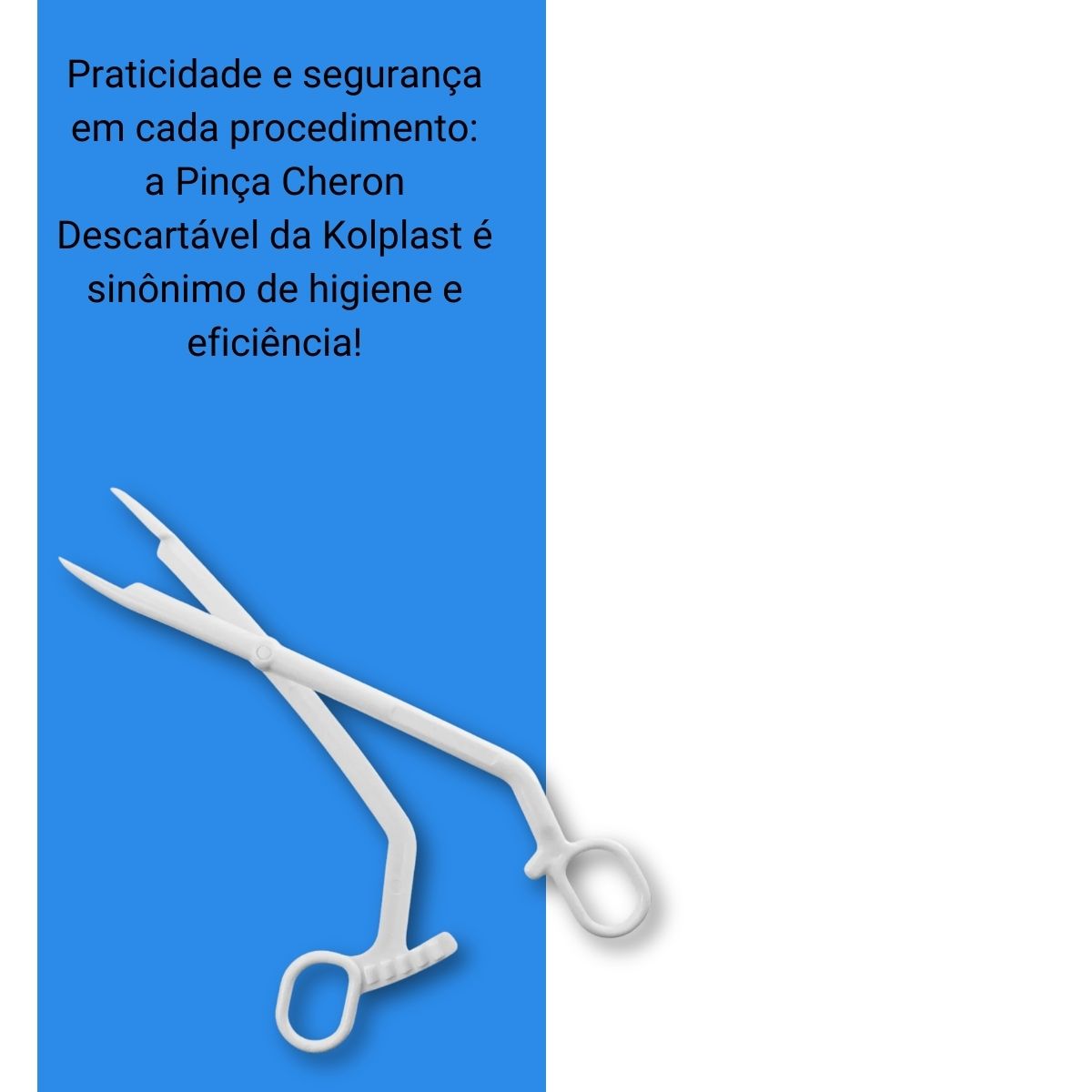 Pinça Cheron Estéril Descartável - Kolplast - Produtos Médicos e ...
