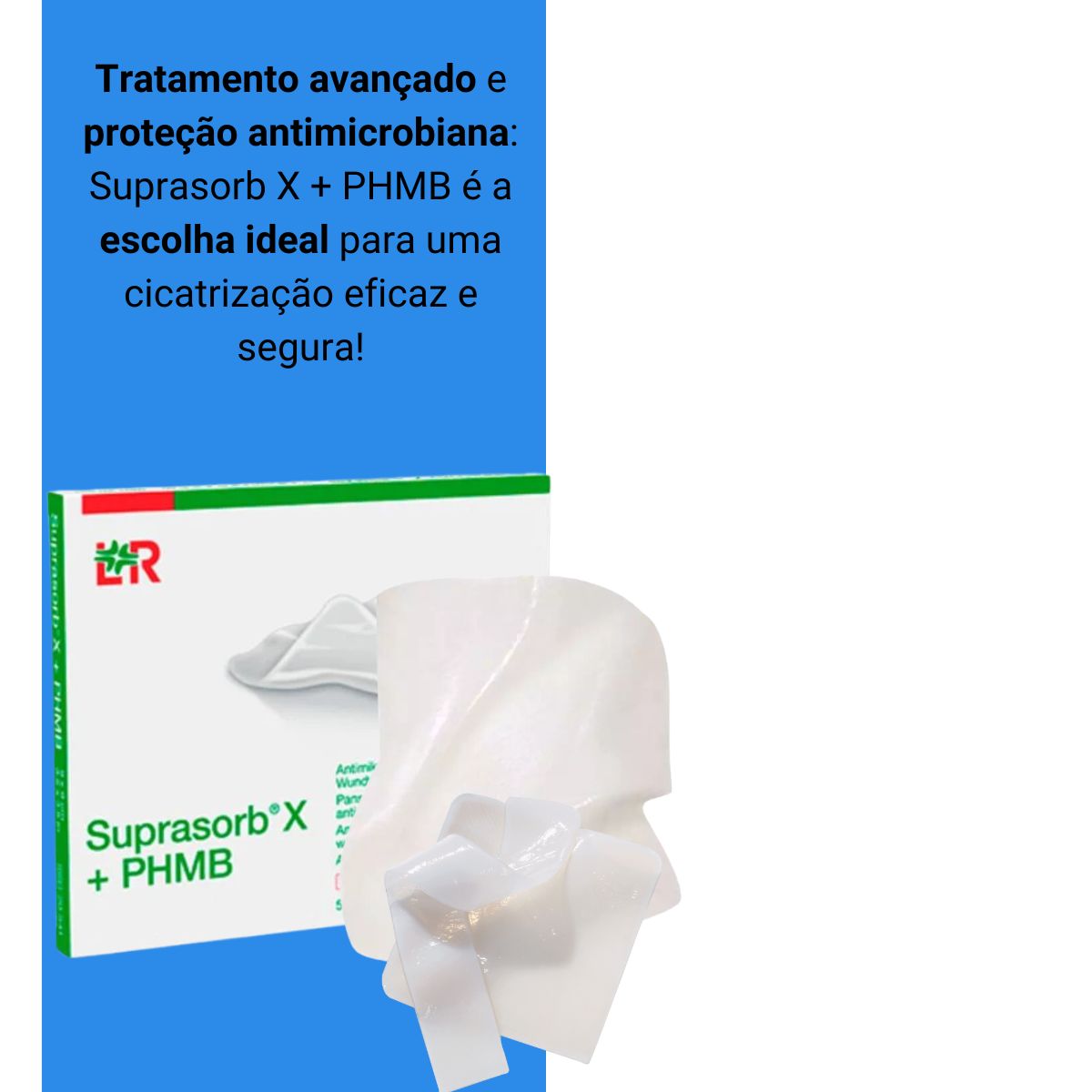 Curativo Suprasorb X + PHMB Hidrofibra 1 Un. - Lohmann & Rauscher