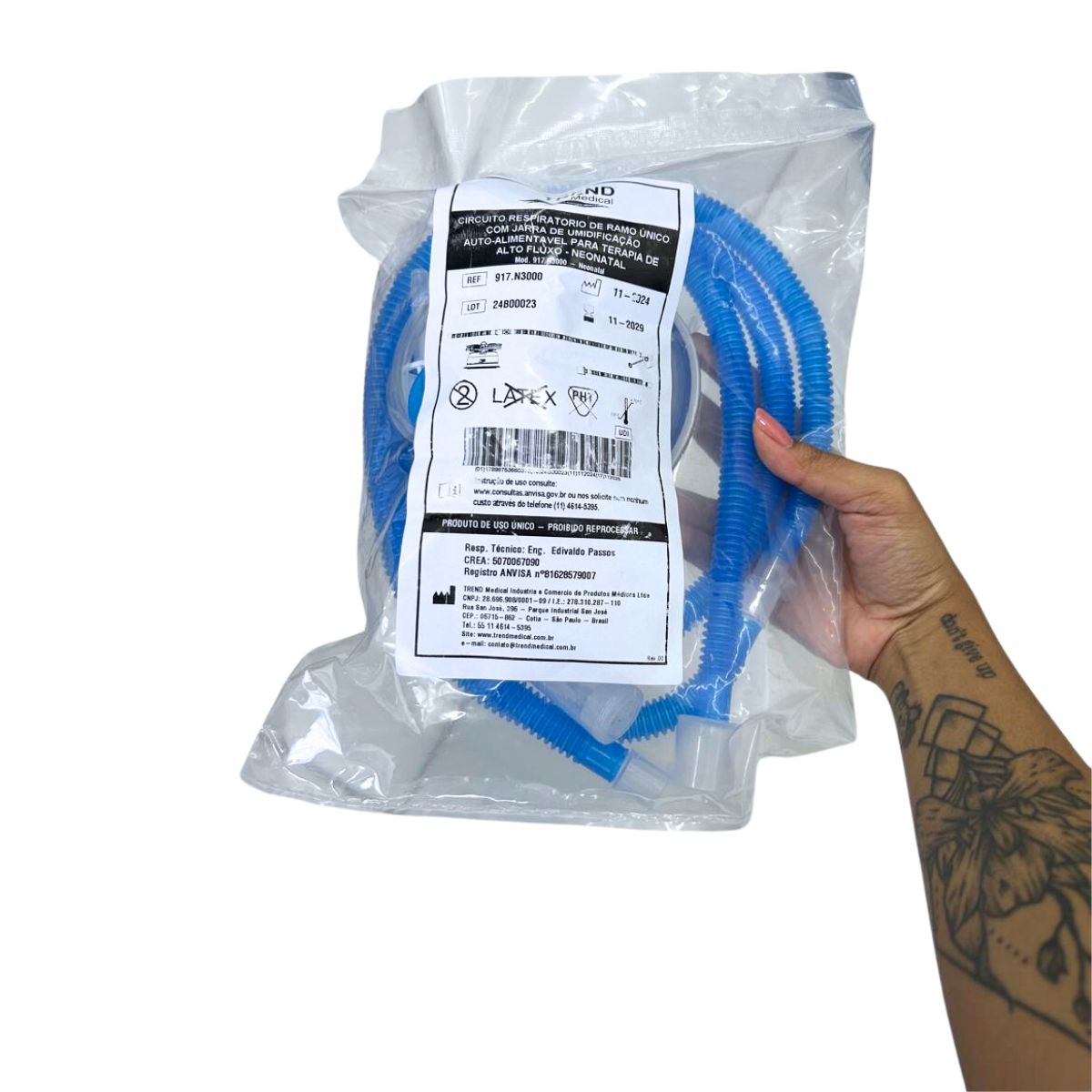 Kit Circuito Respiratório para Terapia de Alto Fluxo - Trend