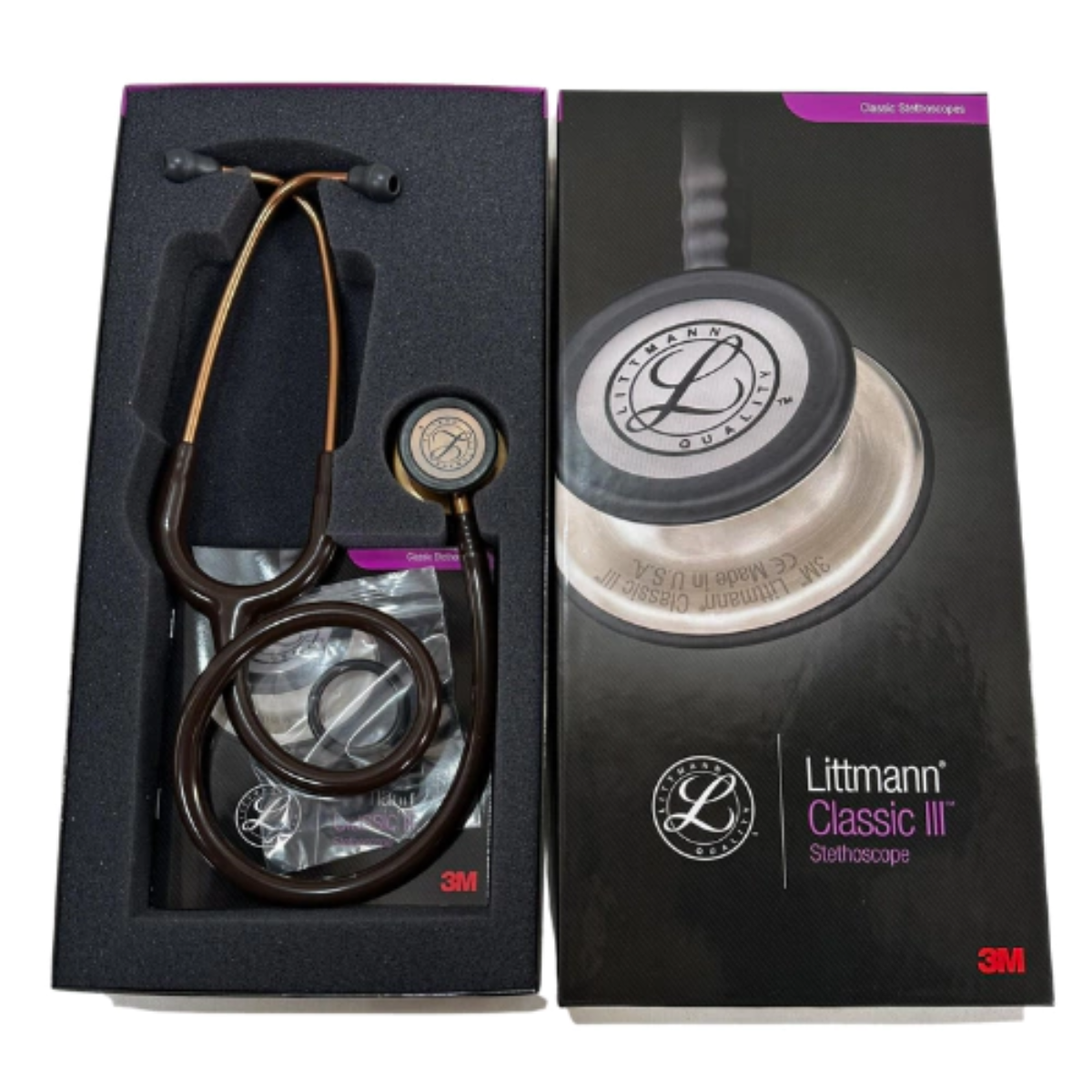 Estetoscópio Littmann Classic III Chocolate Cobre - 3M - RareMed