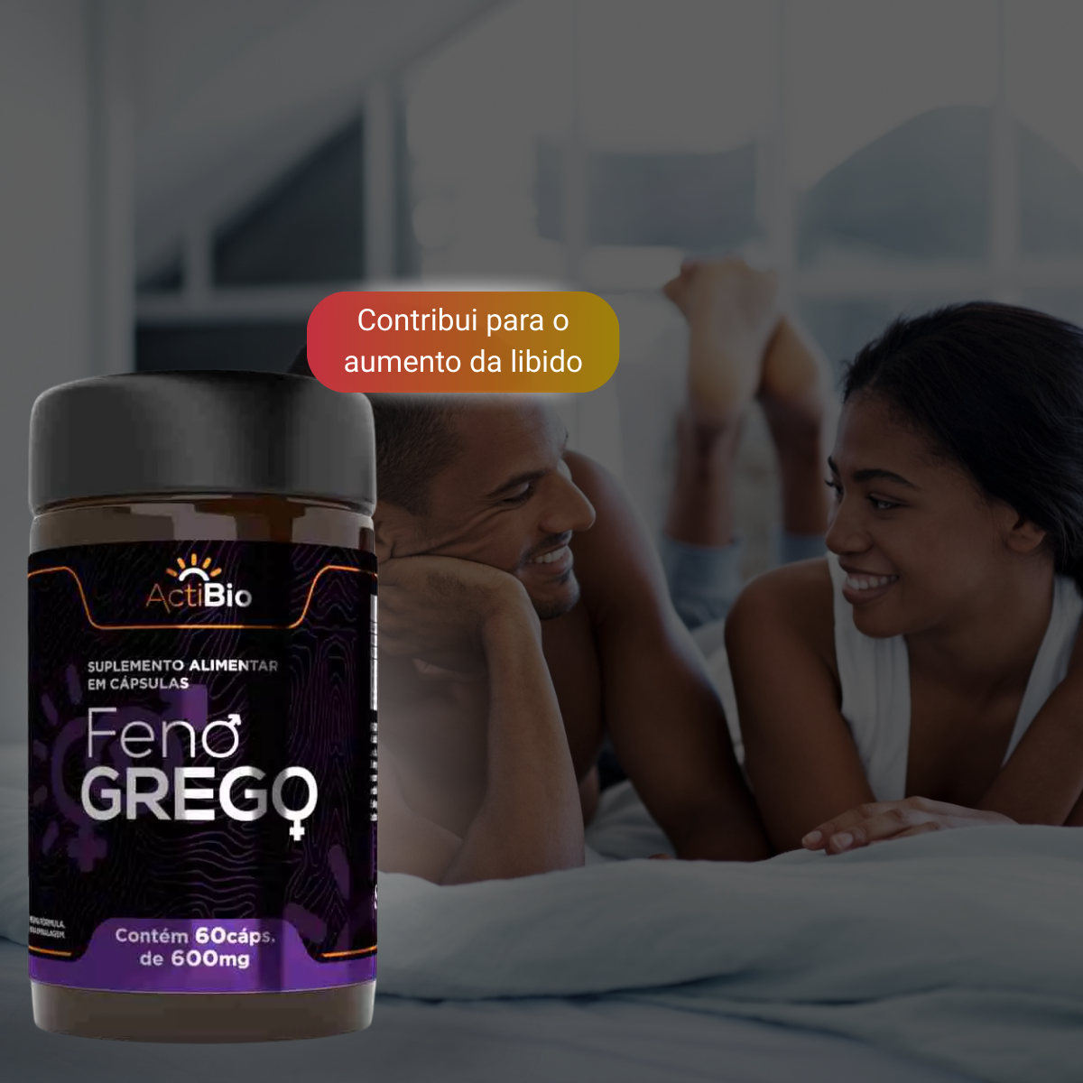 Feno Grego - 60 Caps - ActiBio - Supraervas - RareMed Hospitalar