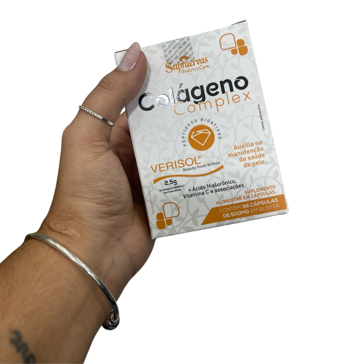 Colágeno Complex - Verisol - 96 caps - Supraervas - RareMed Hospitalar