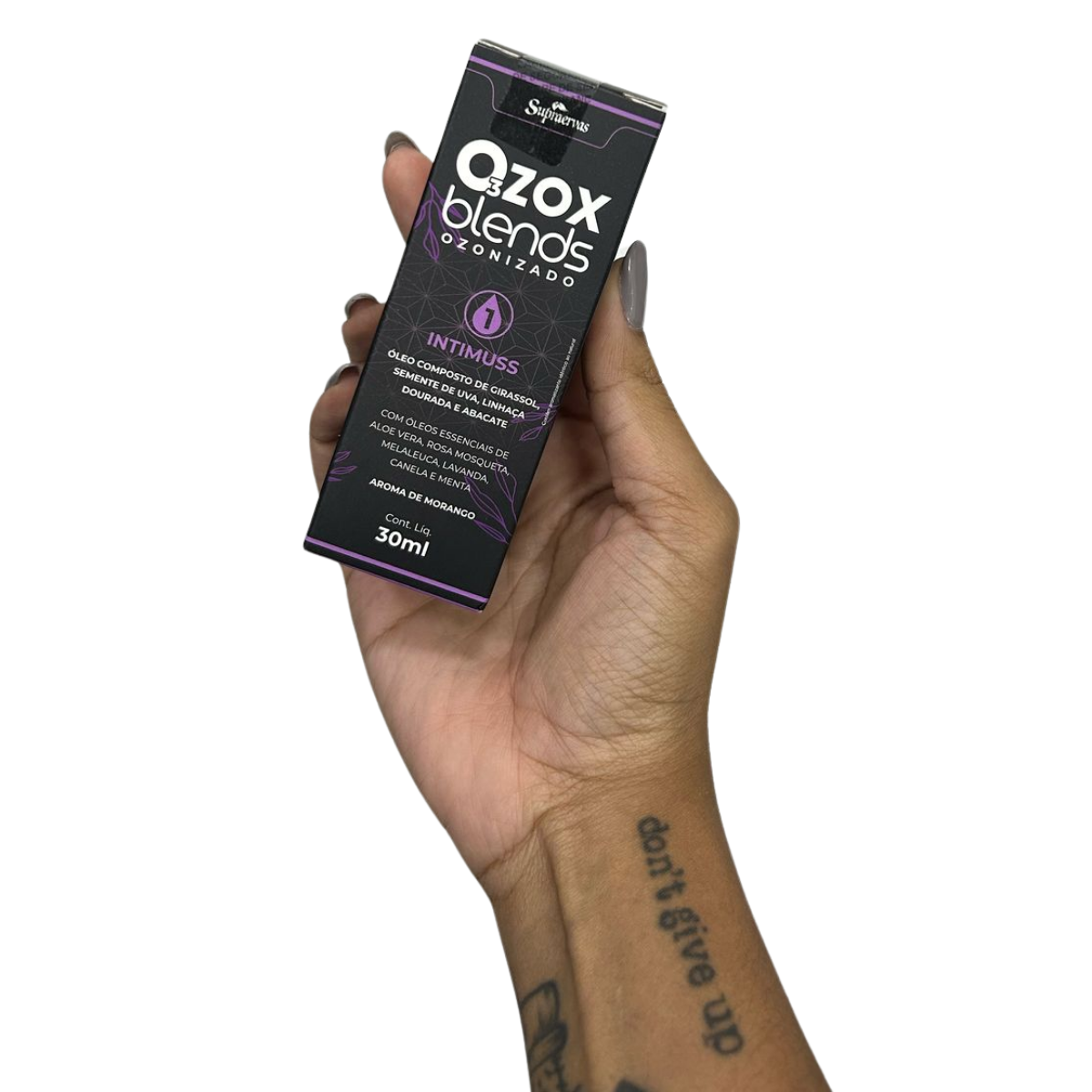 OZOXBlends 01 Intimuss 30ml Morango - Supraervas - RareMed Hospitalar