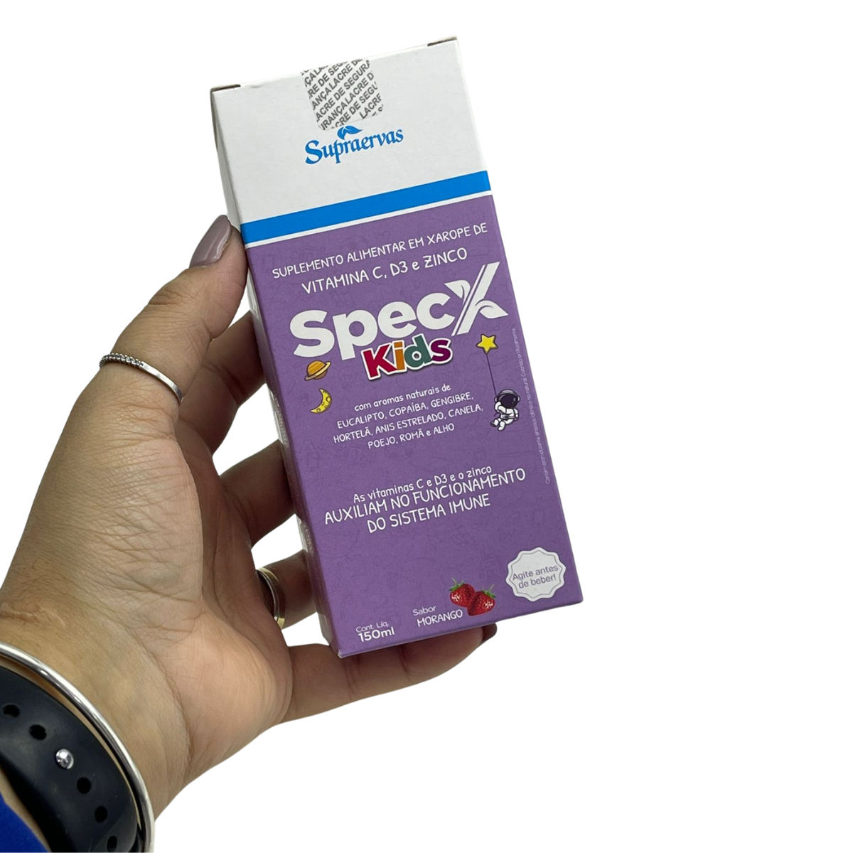 SpecX Kids Morango 150ml - Supraervas - RareMed Hospitalar