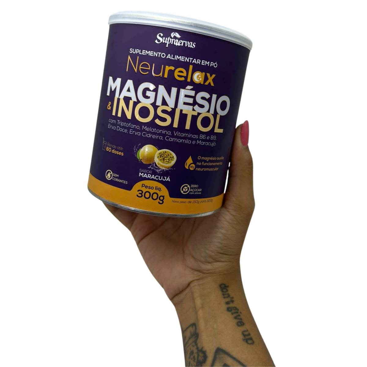 Neurelax Neurelax Magnésio e Inositol Sabor Maracujá 300g - Supraervas ...