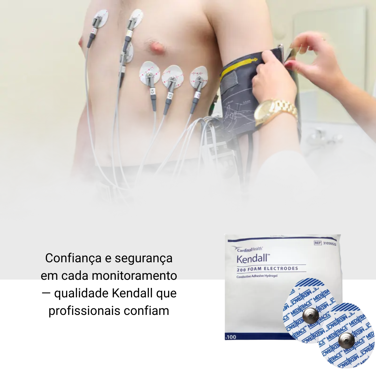 Eletrodo Descartável para Ecg Meditrace 200 Adulto Kendall