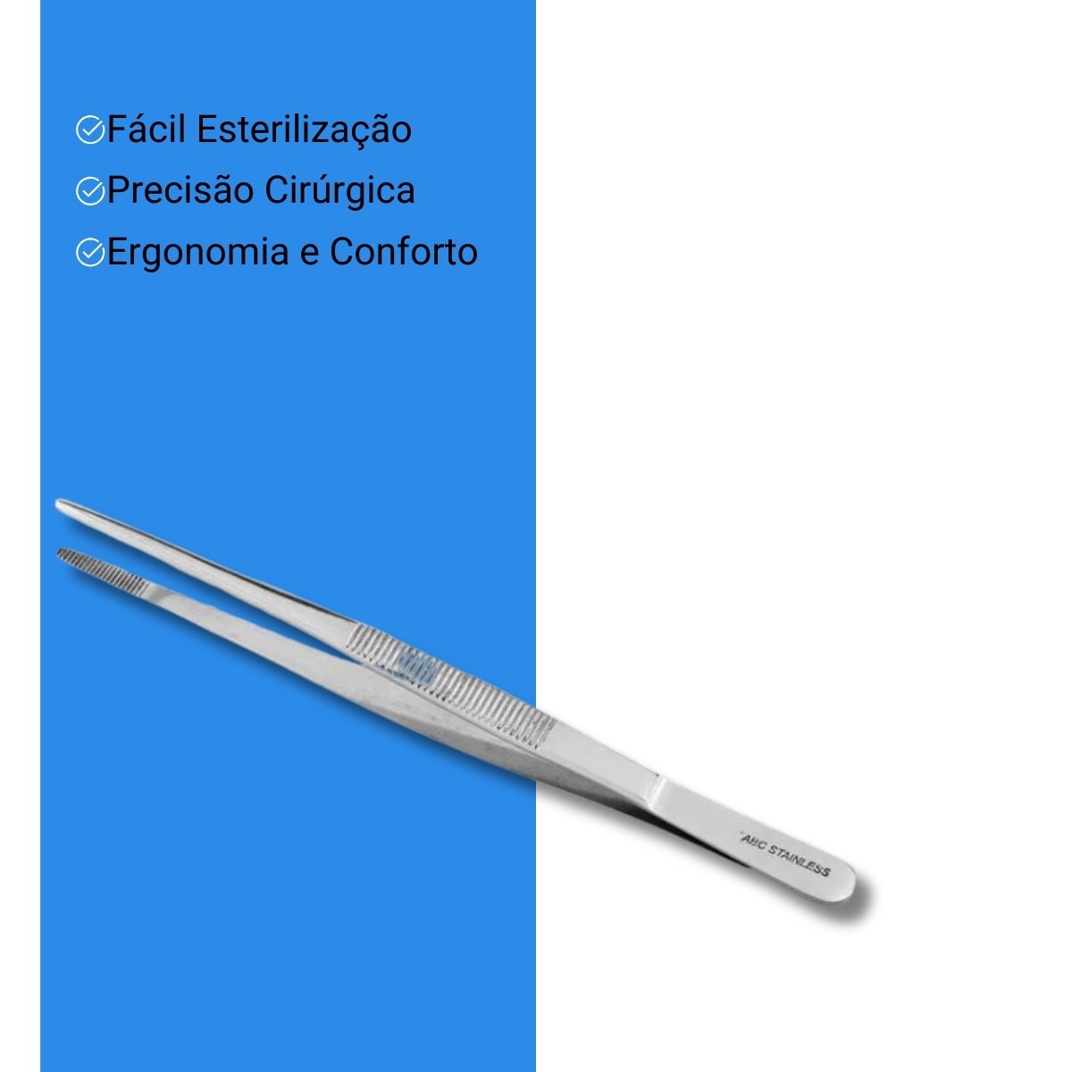 Pinça Anatômica Dissecção - ABC - Produtos Médicos e Hospitalares ...