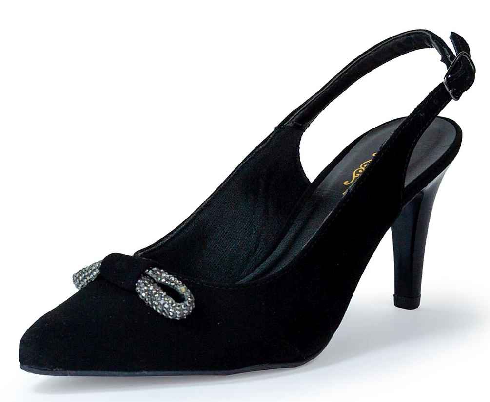 Scarpin Chanel Laço Strass Nobuck Preto - Bendito Conforto | Calçado  Femininos do 33 ao 43, NUMERAÇÃO ESPECIAL Direto de Fábrica
