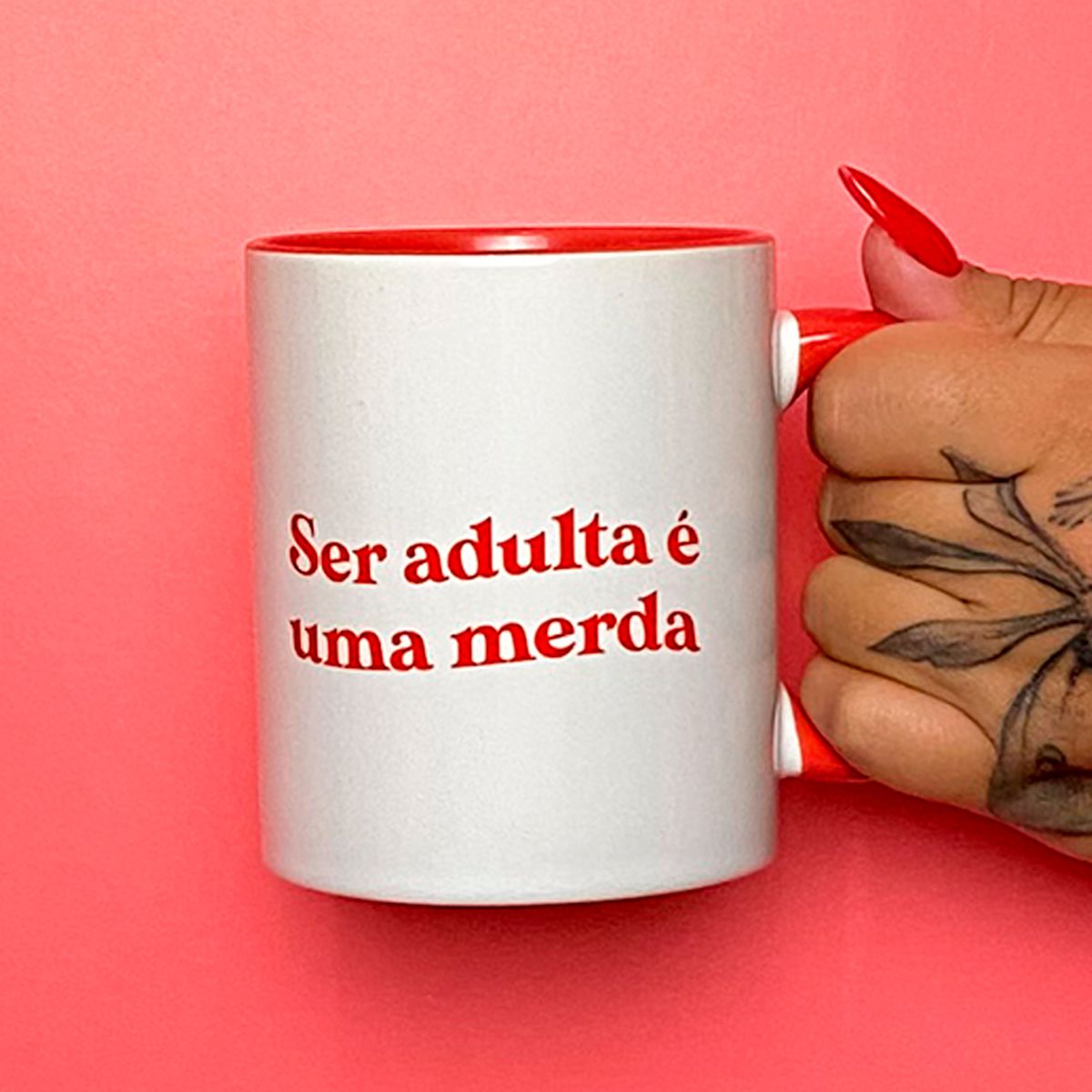 Caneca Haja Paciência - Andressa Herrera - Camisetas e acessórios divertidos