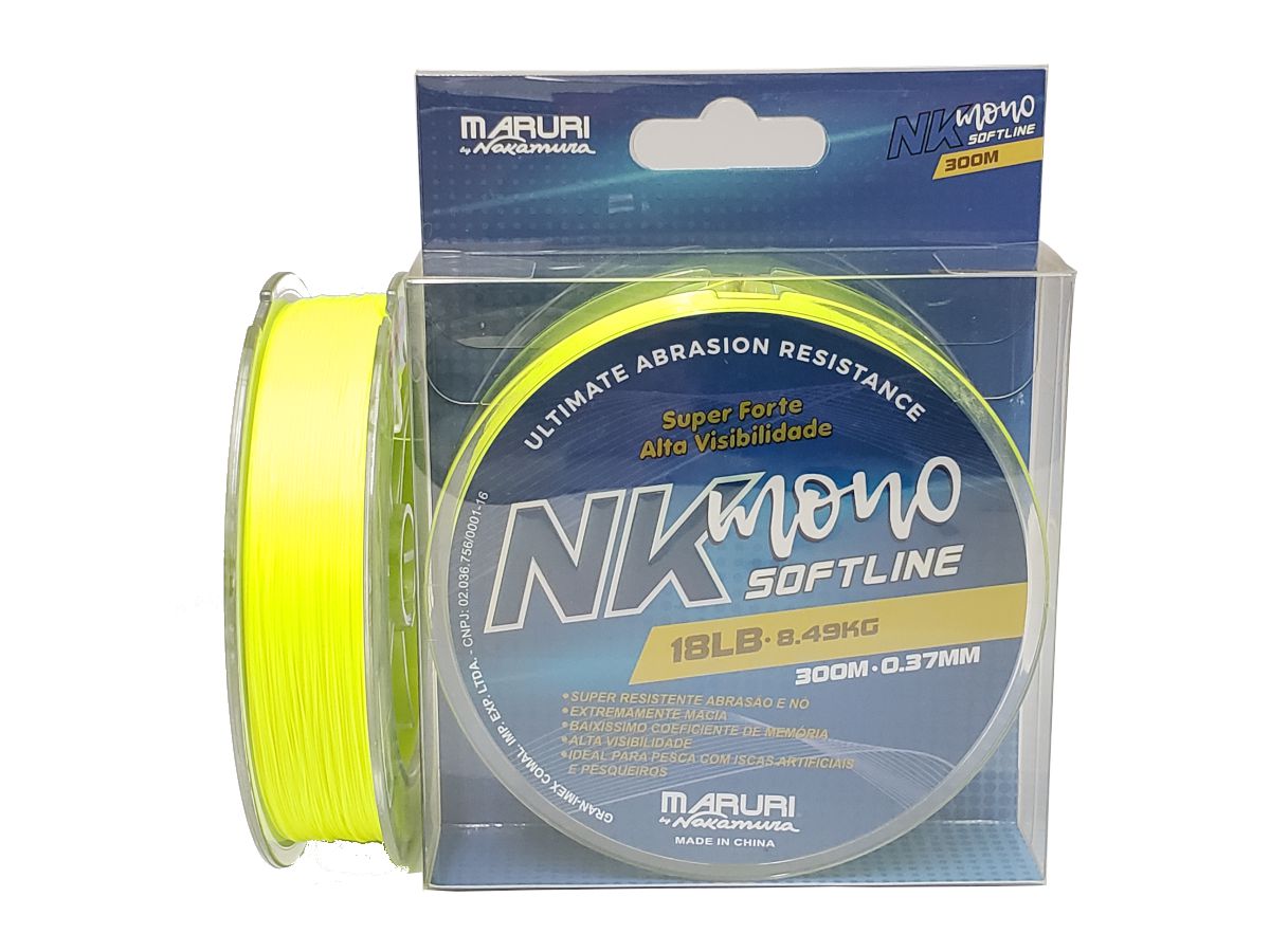 Linha de Pesca Maruri NK Soft Line By Nakamura Monofilamento 0,30 mm 13 Lb  300 mPesque Brasil loja de pesca online a melhor e mais segura da internet!