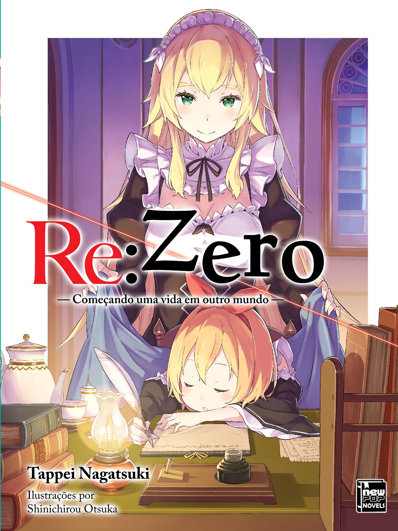 Re:Zero EX' e 'Re:Zeropédia' chegam ao Brasil pela NewPOP