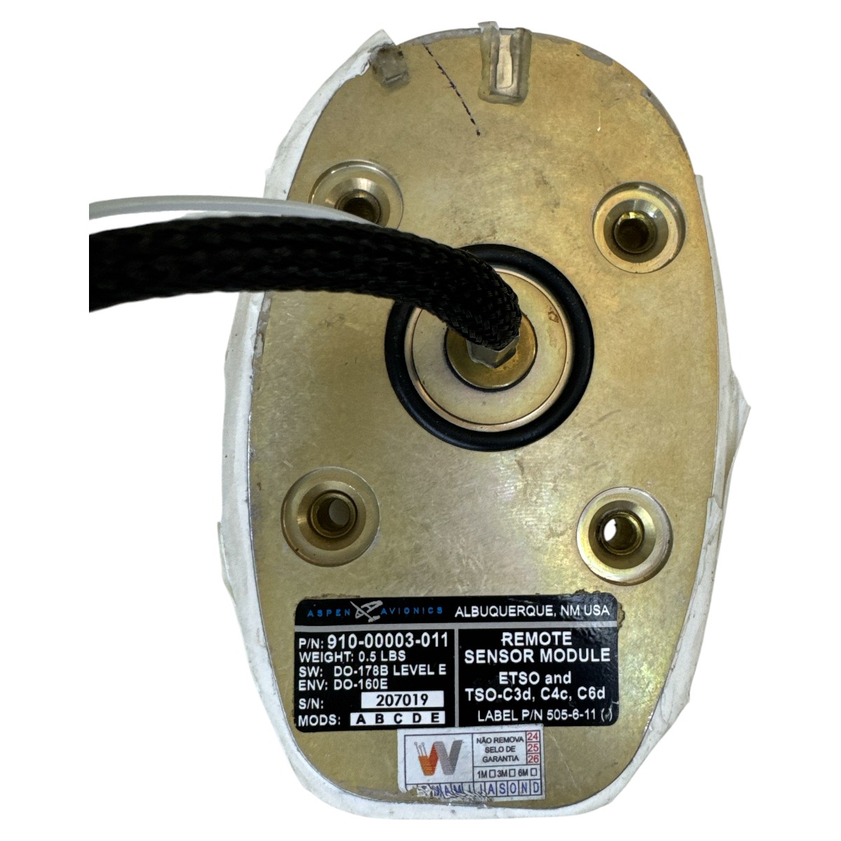 Remote Sensor Module 13709 ANTENA RSM REMOTE SENSOR MODULE - 910-00003-011 - ASPEN (P/N 910-00003 ...