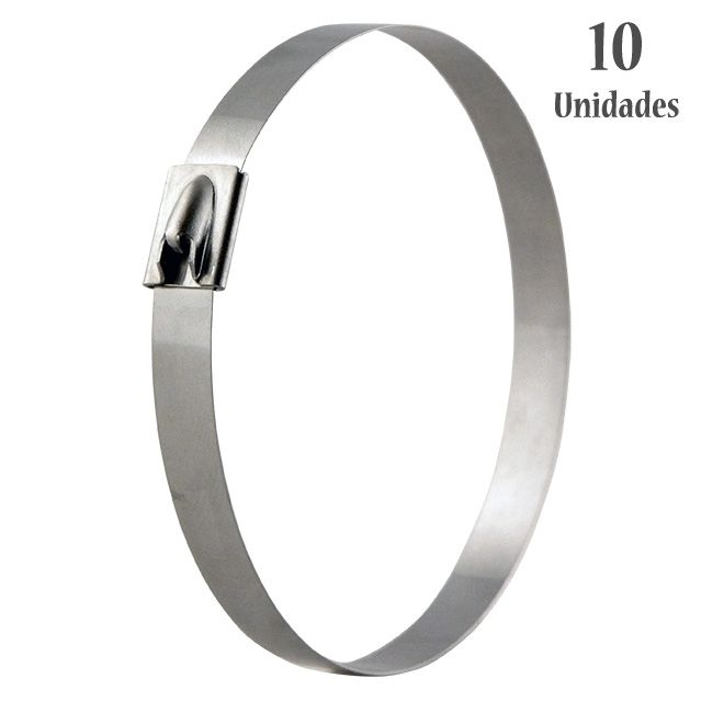 Abraçadeiras Auto travante de Aço Inox 304, 3/16