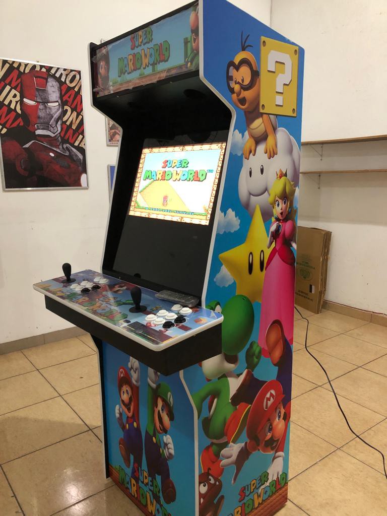 Fliperama Super Mario 3 com 75 mil jogos + 2 controles