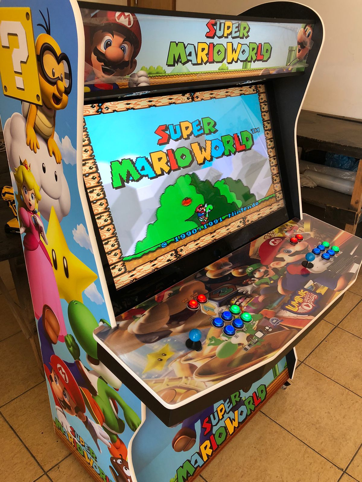 Retrô Box Fliperama Arcade Super Mario (Mais de 20.000 Jogos