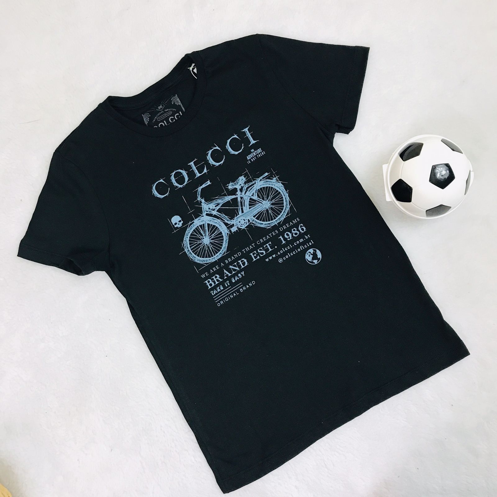 Camiseta Infantil Masculina Preta Estampada da Colcci - Tipinhos Moda  Infantil e Juvenil