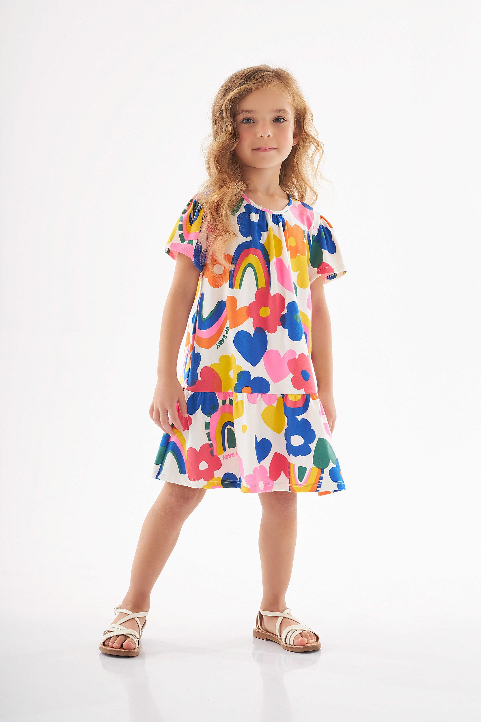 Vestido infantil store moderno
