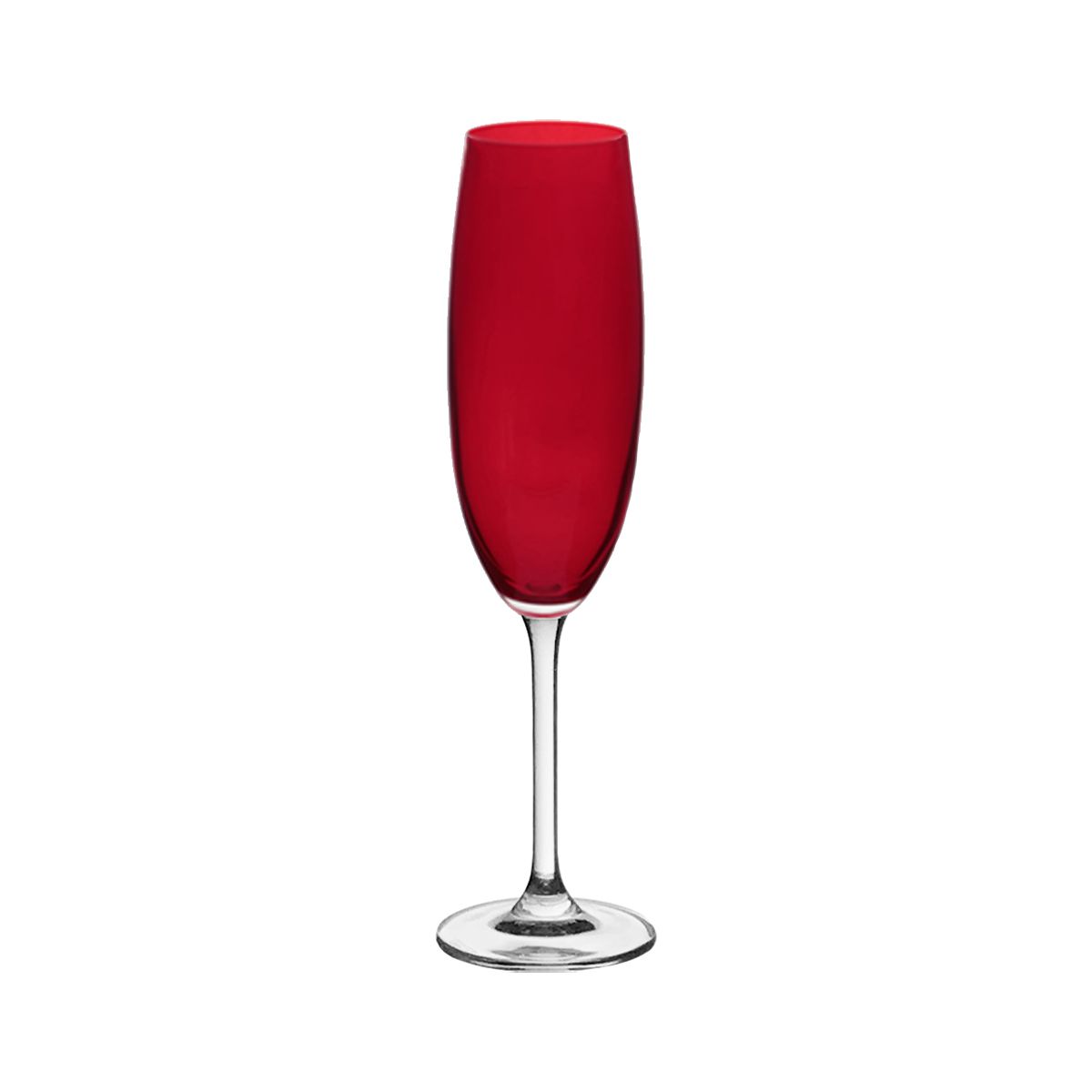 Taça Vermelha Para Champagne Colibri/Gastro - Elleganza Cristais