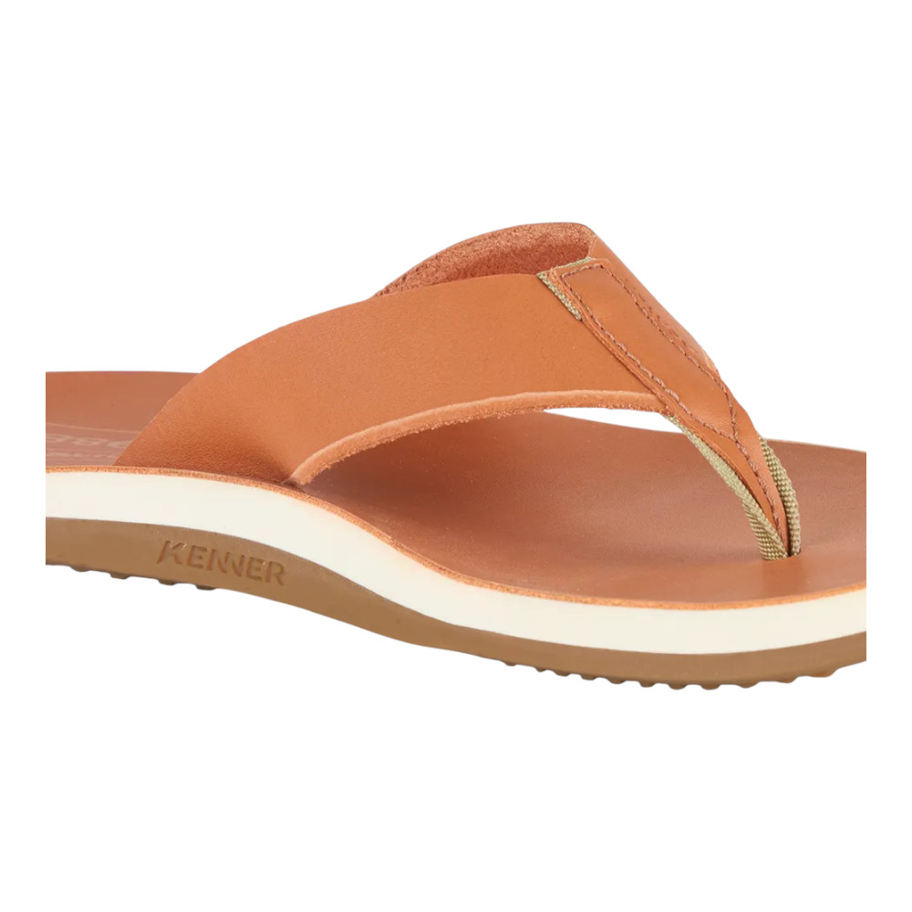 Chinelo Kenner Legend 35 Couro Sandália Masculino Marrom - 10K Sports