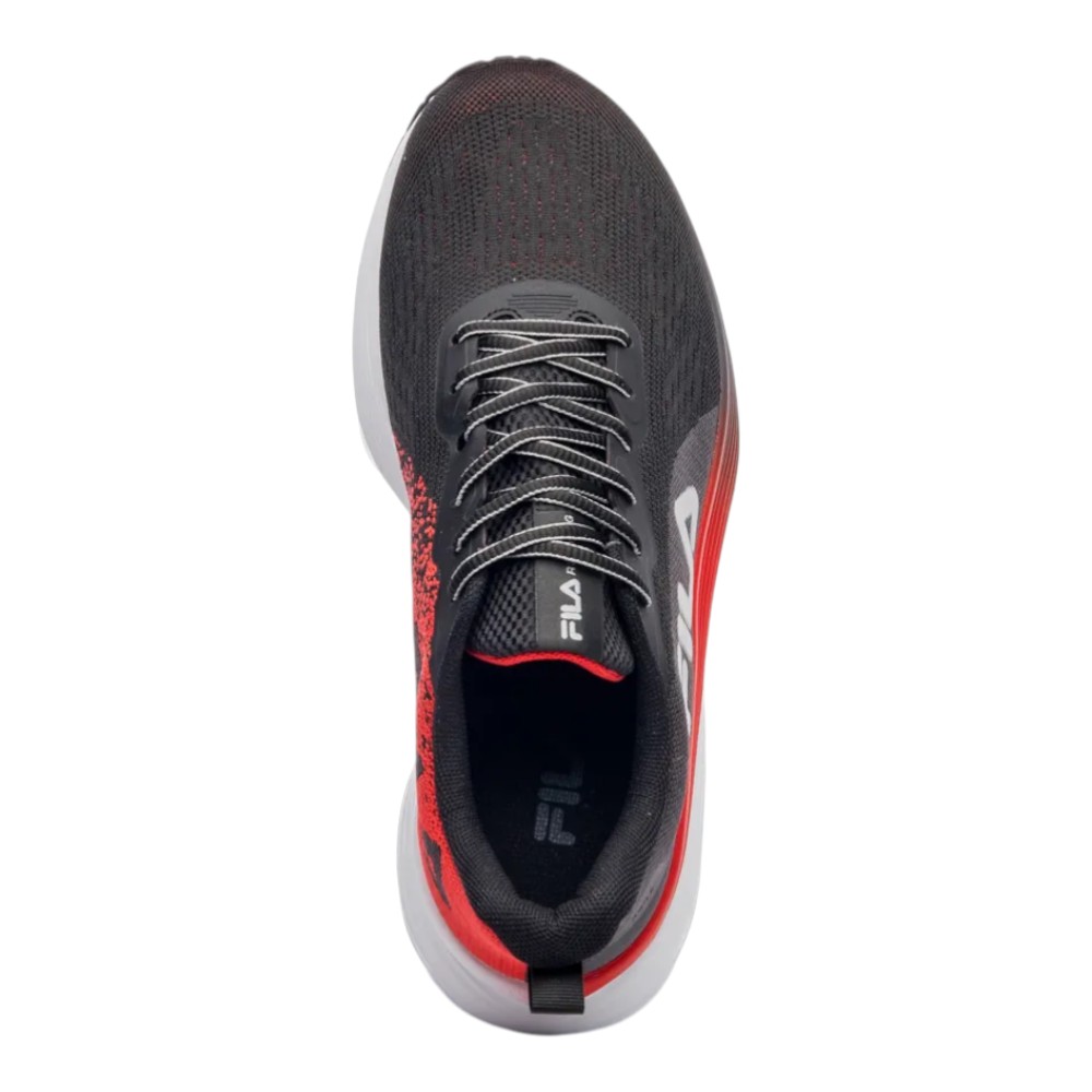 Tênis Fila Agile Preto e Vermelho Masculino - 10K Sports
