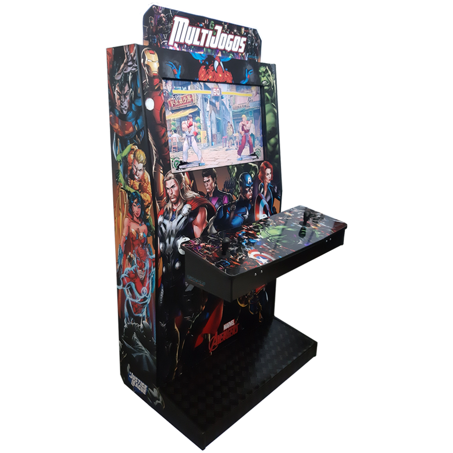 Arcade Fliperama Portátil 2 Jogadores - Marvel x Capcom - Arcade Play Games