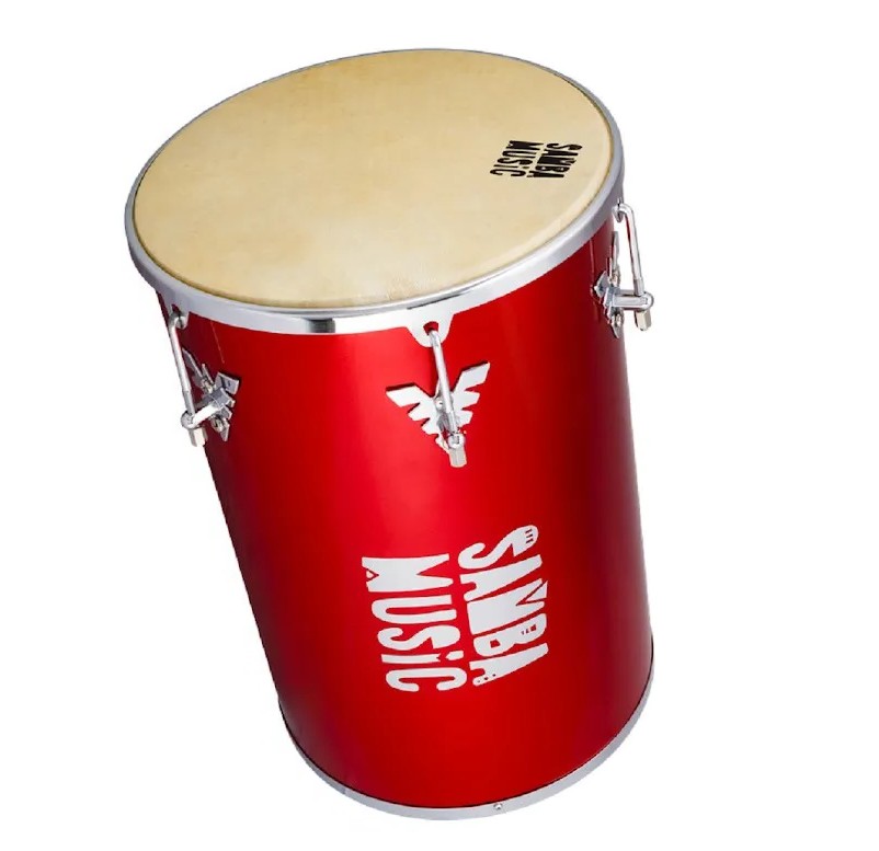 Rebolo Instrument Rebolo 50x12 Vermelho Pele Animal Samba Music - Casadei Instrumentos ...