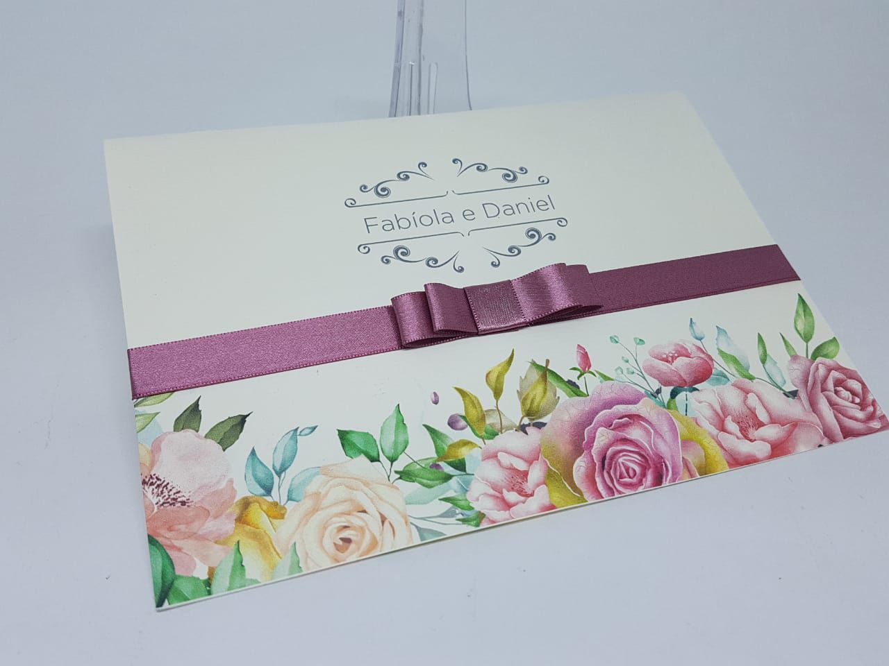 Convite floral para casamento - Atelie da Lola Conviteria - convites ...