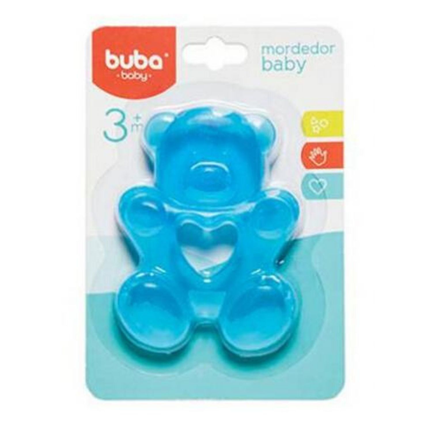 Mordedor para Bebê Buba Gelado com Água Centopeia Azul