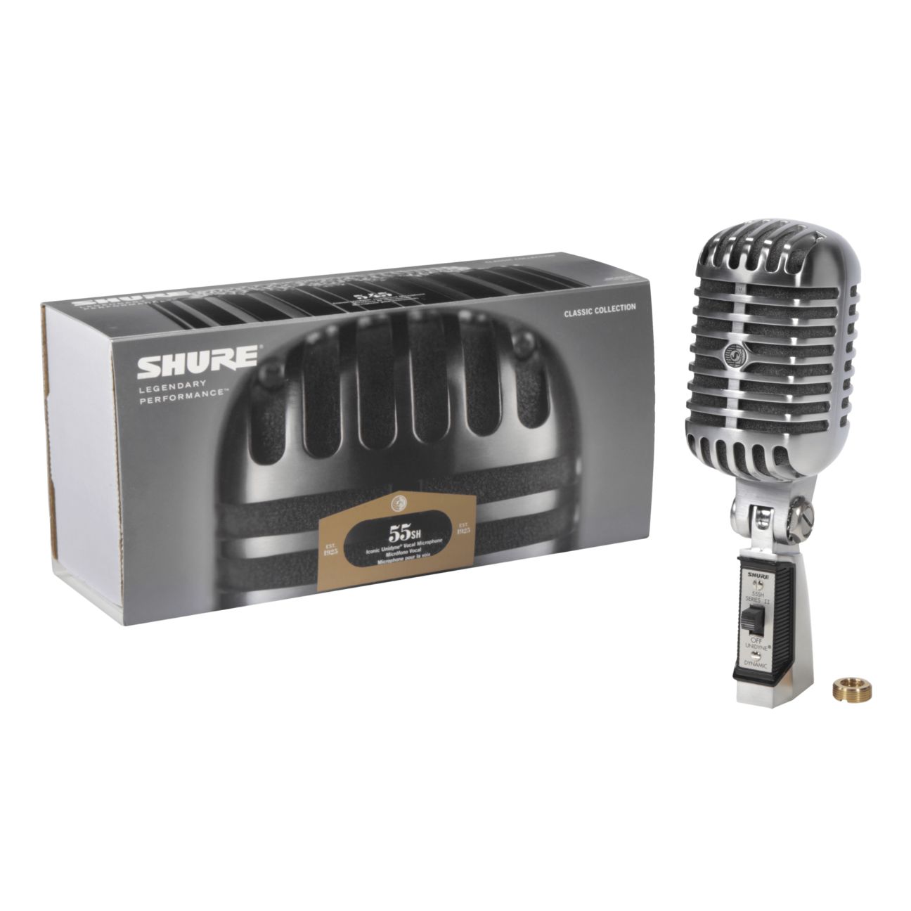 SHURE 55SH seriesⅱ Microfone Shure 55SH Series II Unidyne - Krunner - Loja de