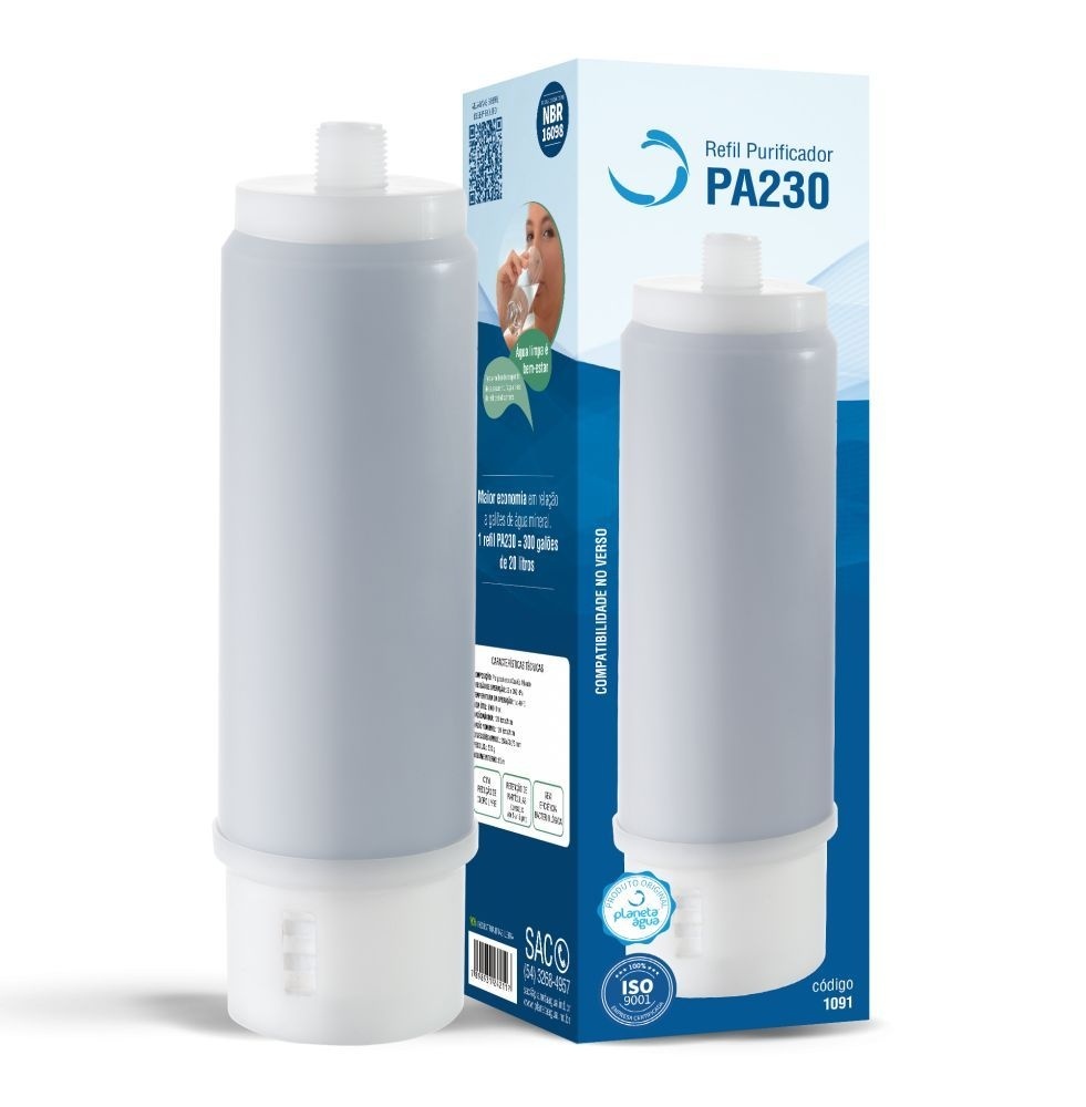 Filtro Refil PA230 para Filtros Aqualar AP230, Aquaplus 230 e outros – 1091  (Similar) - H2O Purificadores | Cresça como Revendedor Oficial de Filtros e  Purificadores de Água